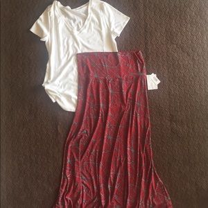 LuLaRoe L Maxi Skirt