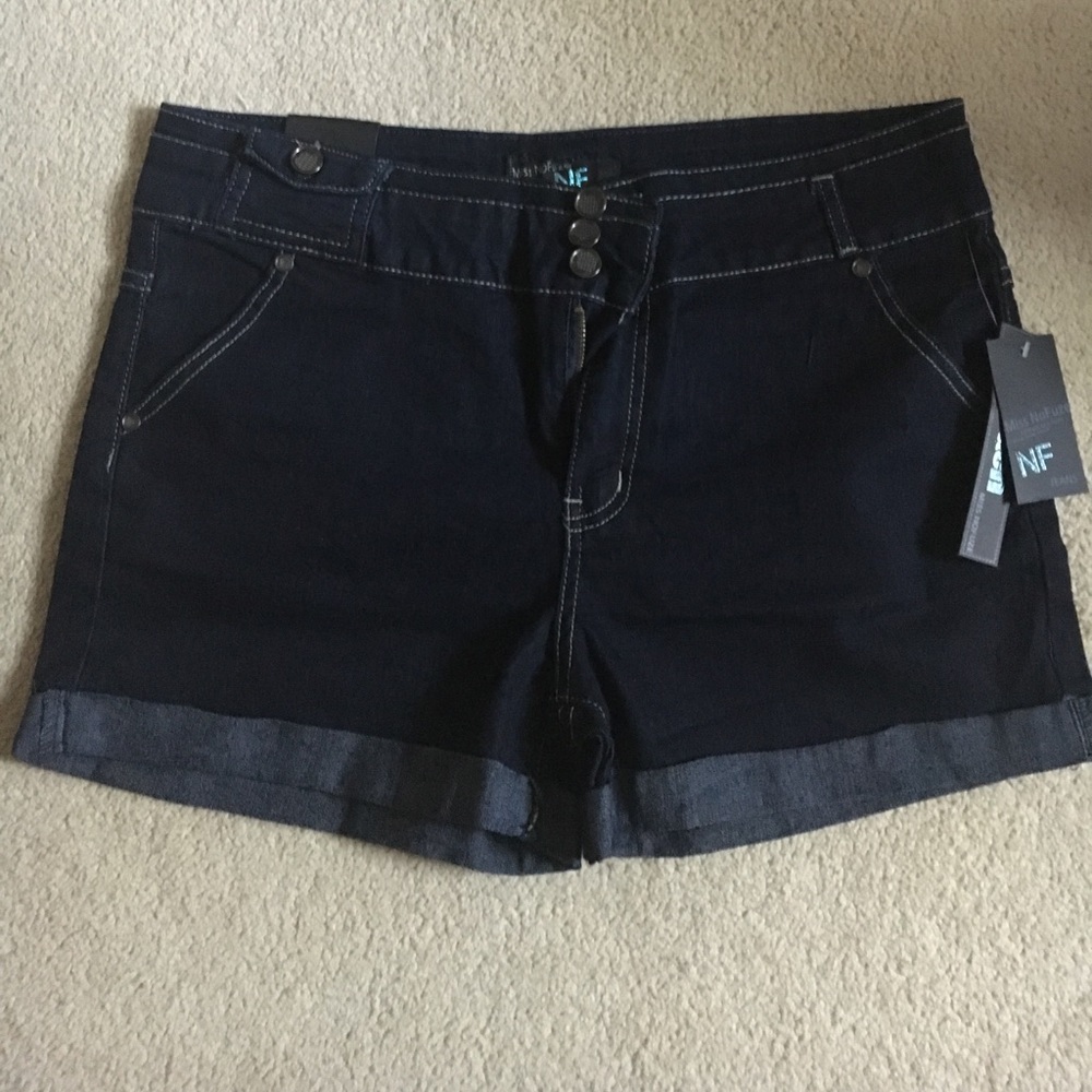 Dark Denim Shorts