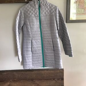 Title nine grey long jacket