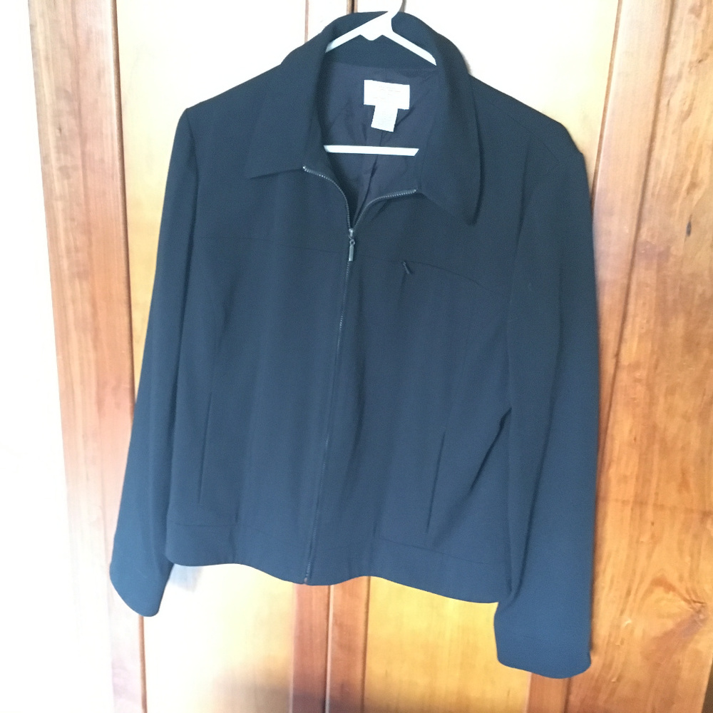 Ann Taylor Black Jacket Size 12