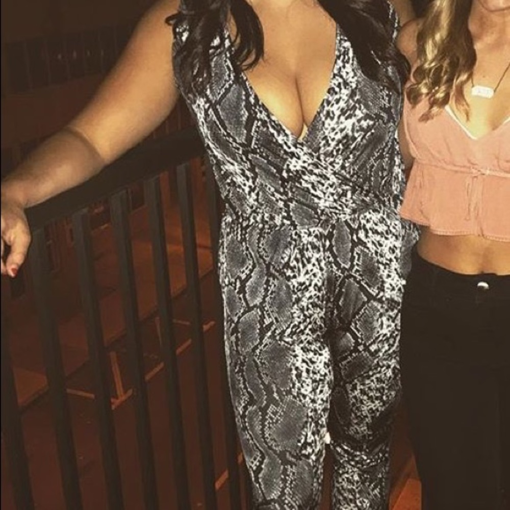 printed jumpsuit