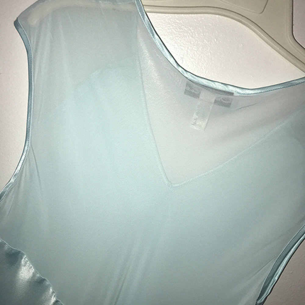 Oscar De La Renta sheer night gown