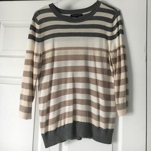 Multicolored striped Banana Republic sweater