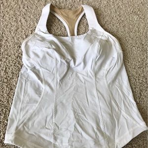 White lululemon tank