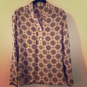 J.CREW silk pullover blouse