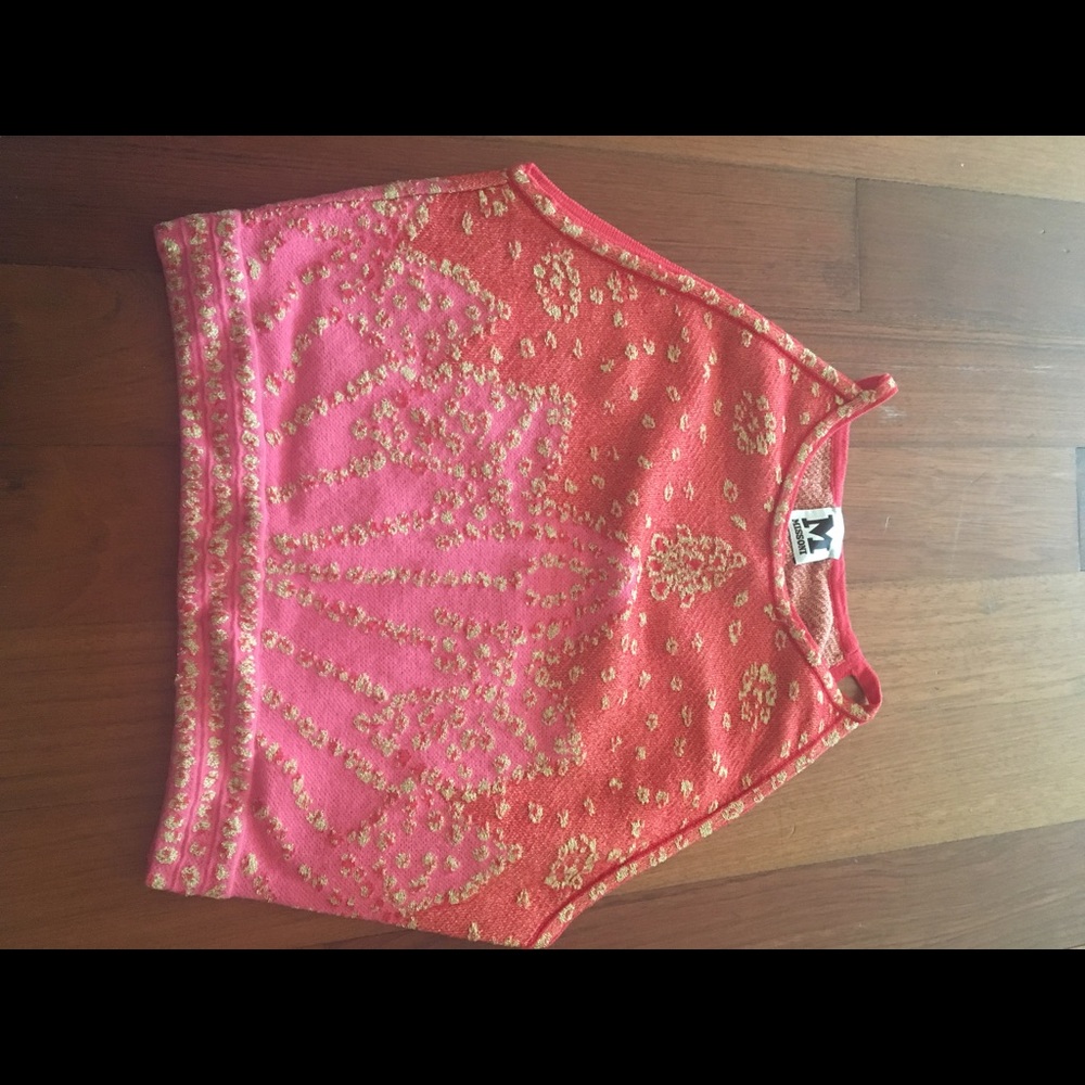 M Missoni Lurex Crop Top