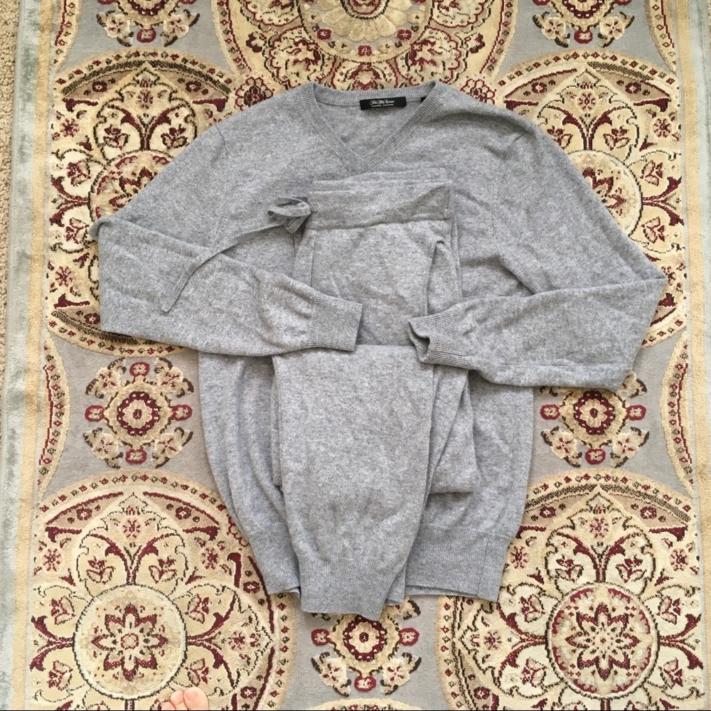 Cashmere track suit