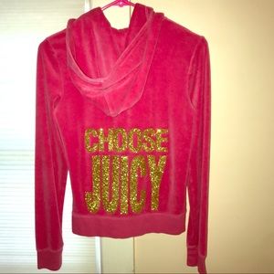Juicy couture velour sweatshirt (zip up)