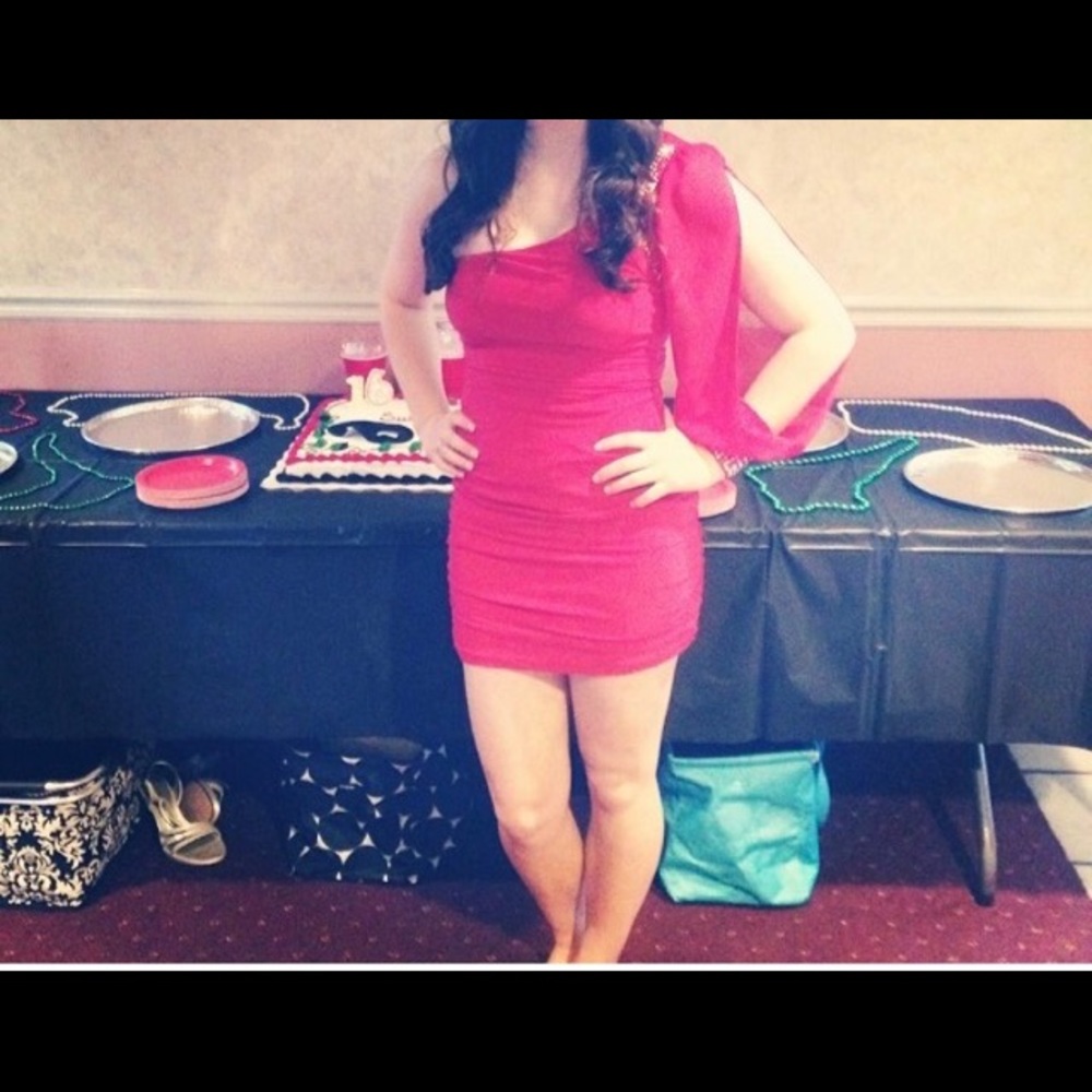 Red dress
