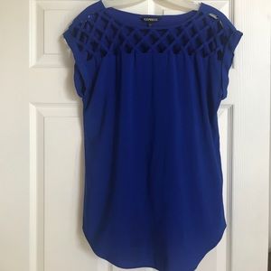Express Royal Blue Blouse