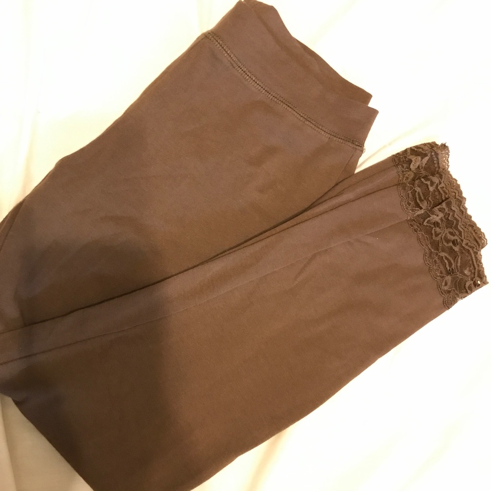 Brown leggings, XL 16