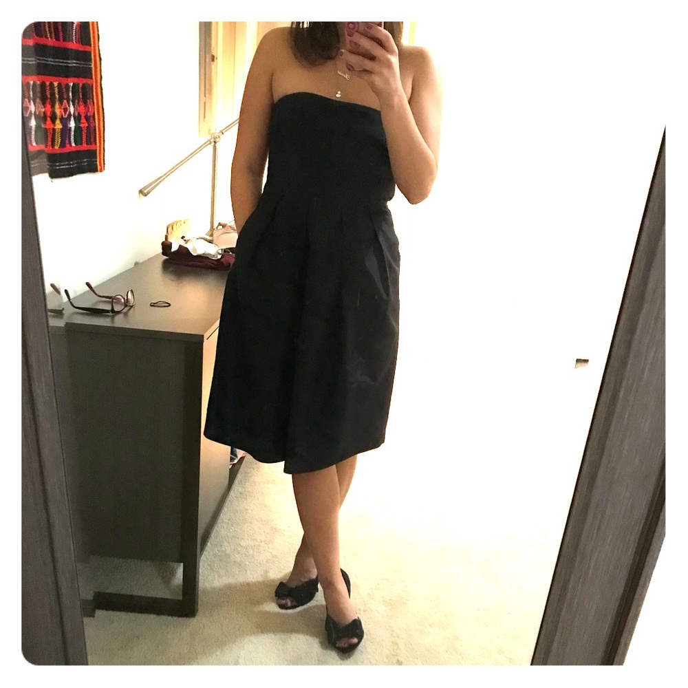 Jcrew strapless cocktail dress. Size 4.