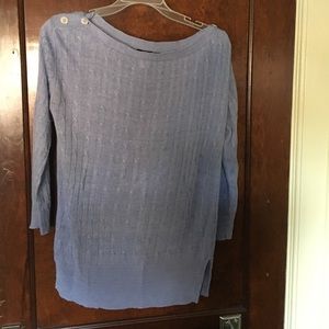 J Crew linen boatneck sweater