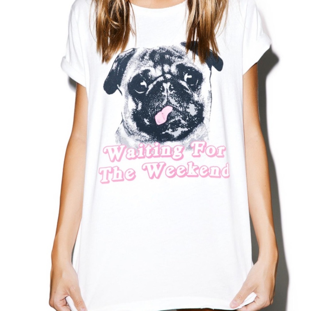 WILDFOX PUG TEE