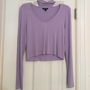 purple soft top shop top