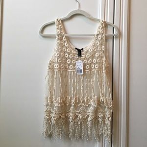 Crochet blouse tank top