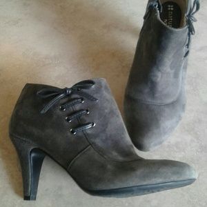 Grey Naturalizer suede leather bootie size 4.5