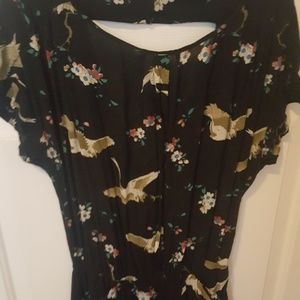 Short black zara dress