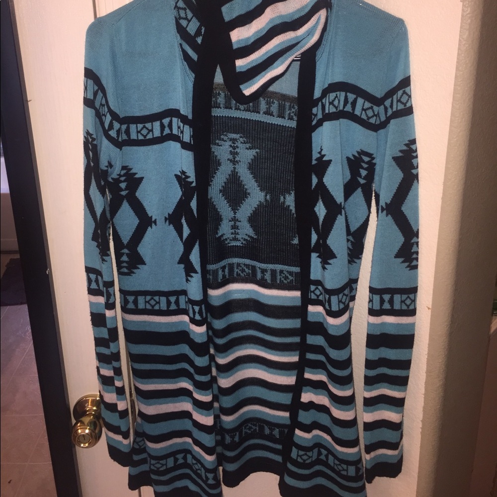 rue21 aztec cardigan
