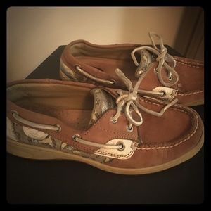 Animal Print Sperry Shoes