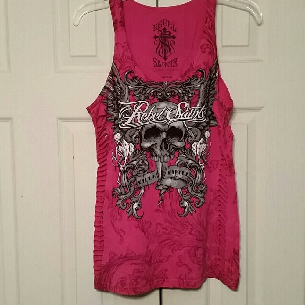 Affliction Rebel Saints tank top