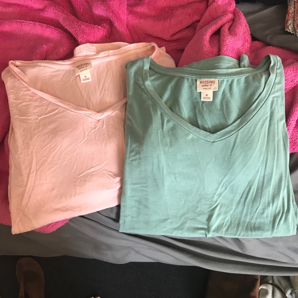 Bundle 2 target V neck short sleeve shirts