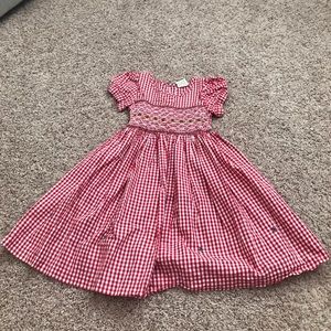 NWOT Red Gingham Print Toddler Dress
