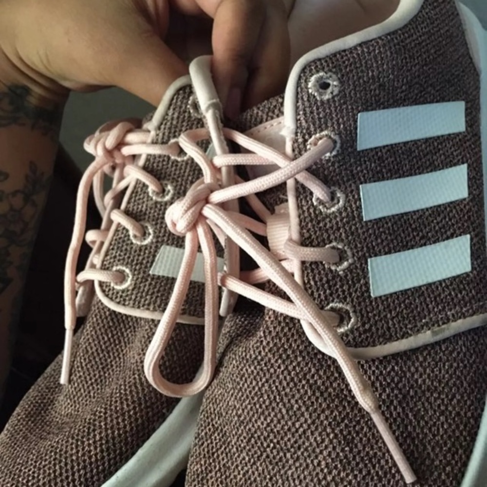 NEW ROSE ADIDAS NEO SIZE 8 - Picture 3 of 3