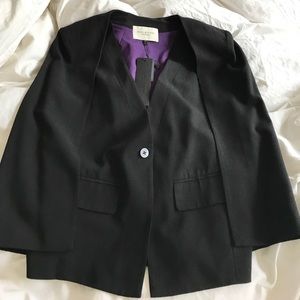 Halston cape blazer (New never worn)