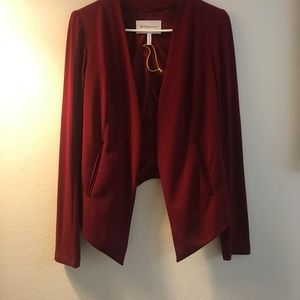 Burgundy blazer