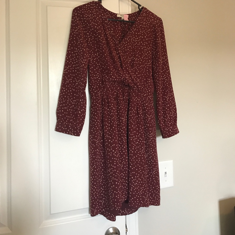 Dot print Madewell dress