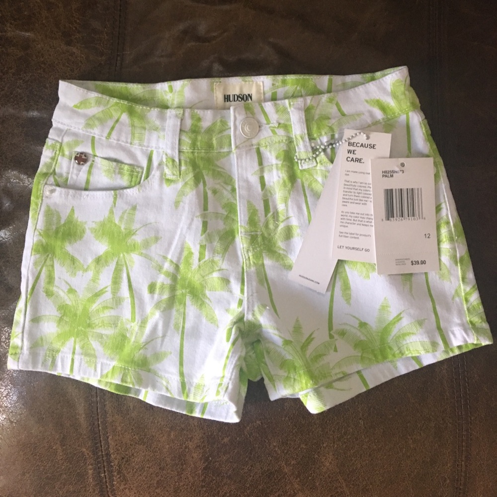 Girls HUDSON shorts NWT size 12