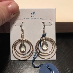 Green Amethyst Earrings