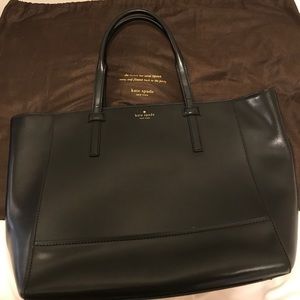 Kate Spade Black Zippered Tote