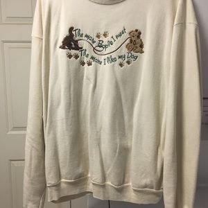 Love dogs sweatshirt