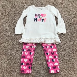Jumping Beans Toddler Shirt and Leggings Set