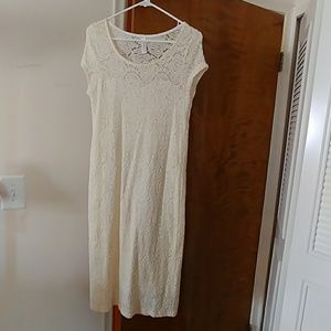Maternity Cream Casual Wedding Dress