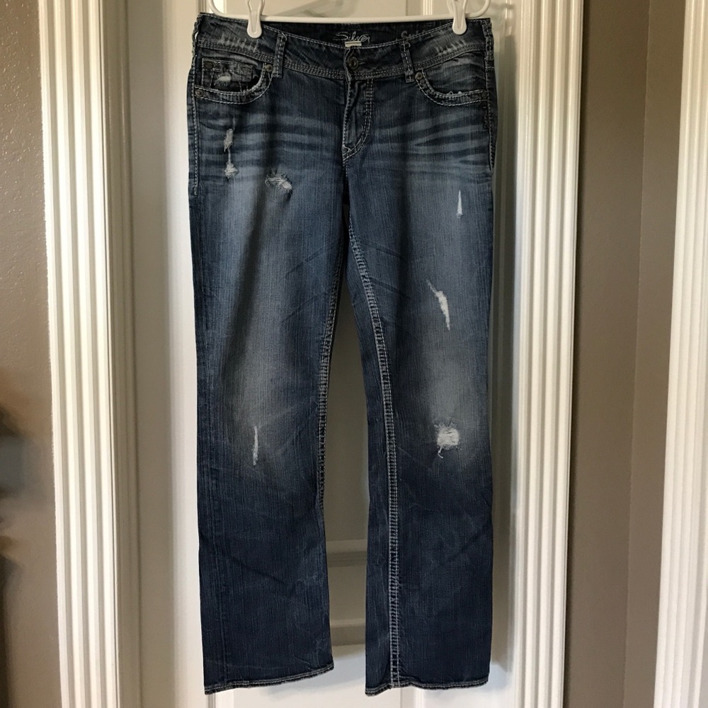 Silver Suki straight leg Jean