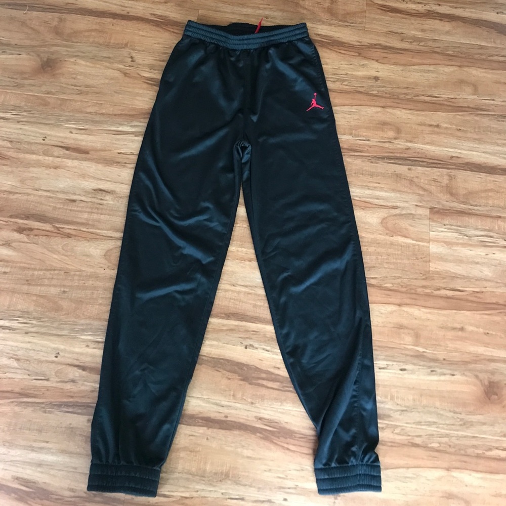 Boys Jordan Black Joggers