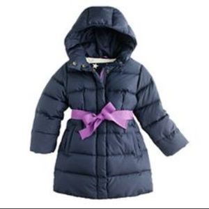 NWT ⛄️ J.Crew 🌨 Crewcuts Powder Puffer Coat Navy