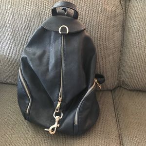 Backpack Purse - Navy Blue