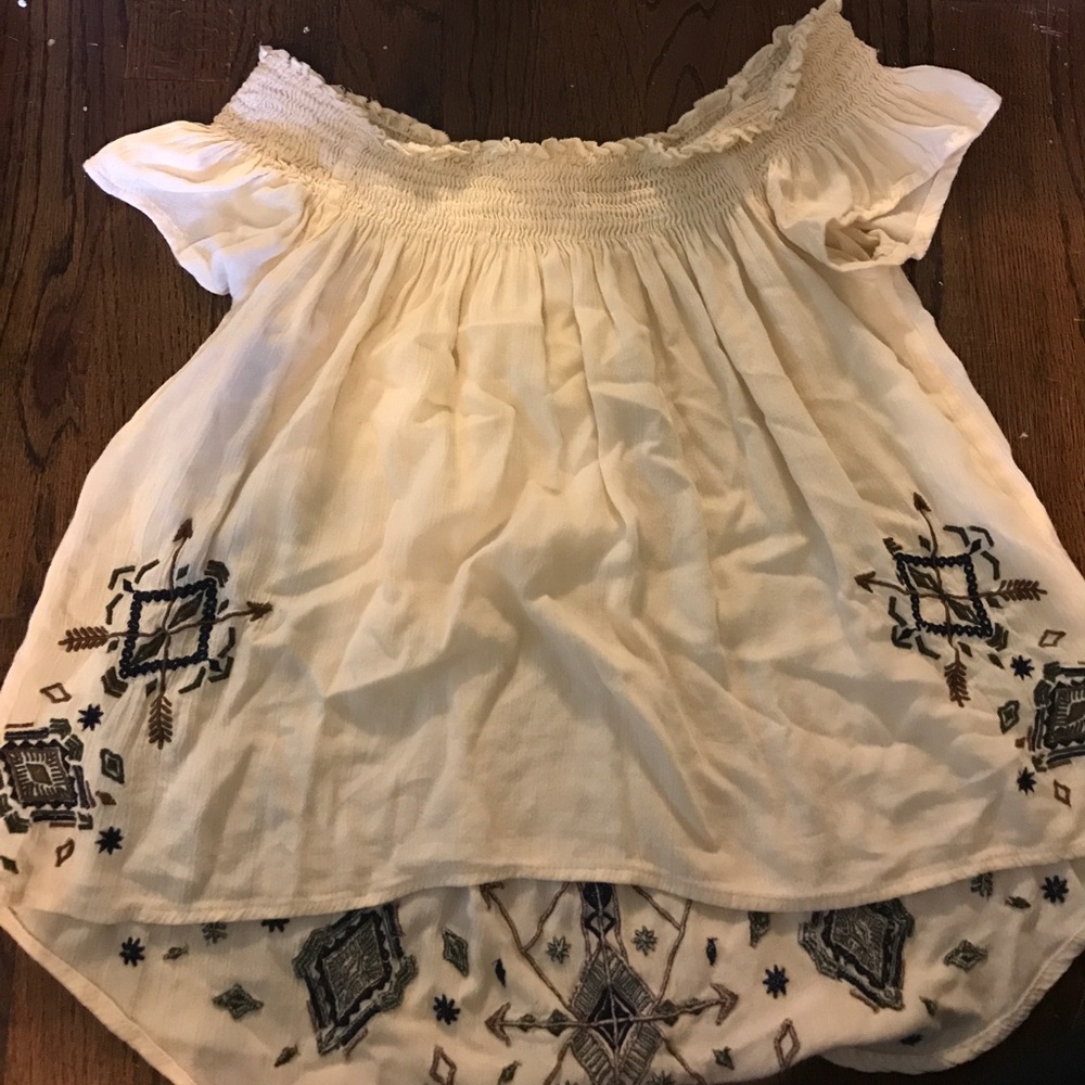 Off the Shoulder Babydoll Tunic