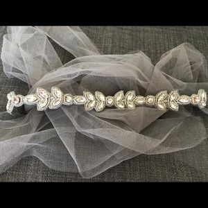 Sparkly Beaded Tulle BHLDN Sash