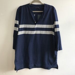 Five Four navy baseball tee