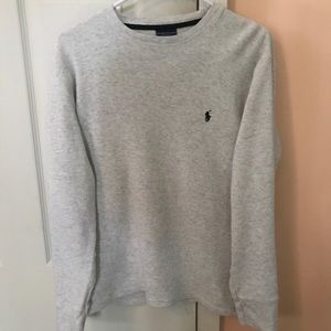 Long sleeve polo shirt