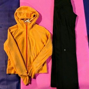 Lululemon Scuba Hoodie Black Yoga Pants
