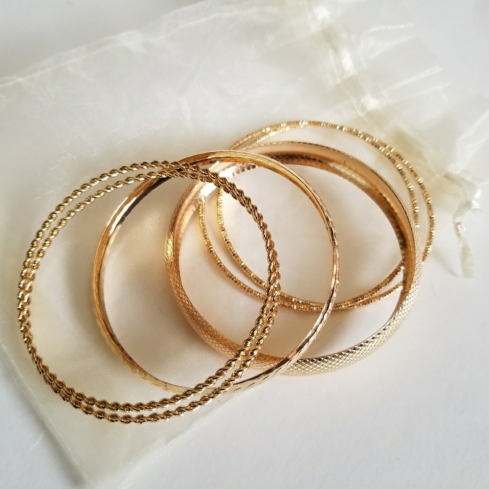 Gold Fashion Bangles
