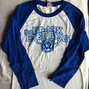 Black Eyed Peas. Baseball Tee.  Never worn!