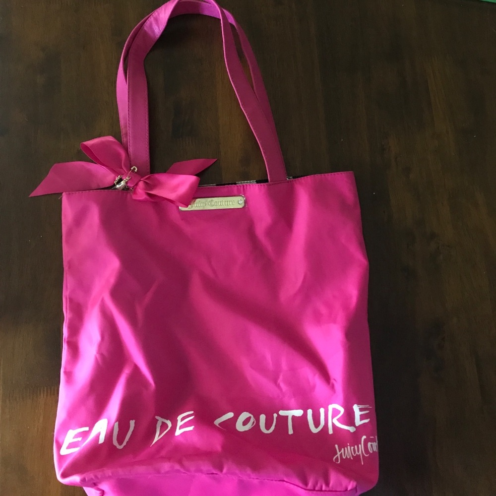 Juicy Couture hot pink overnight bag!
