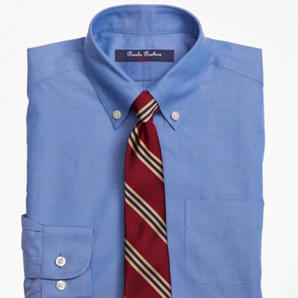 Brooks brothers blue oxford shirt